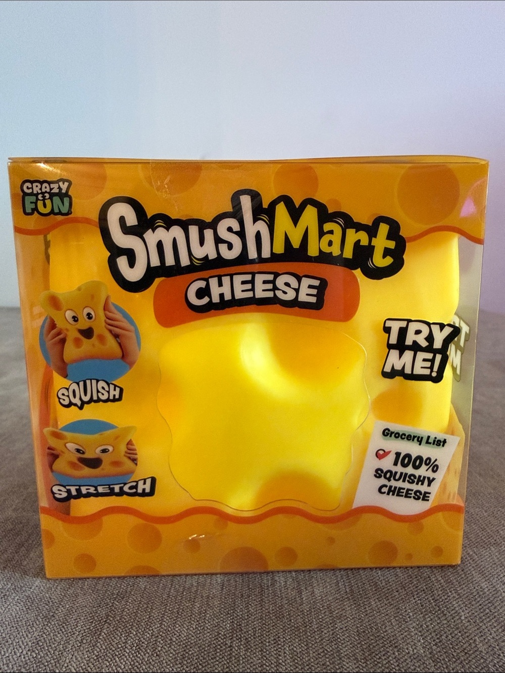 SmushMart Cheese Squish Toy